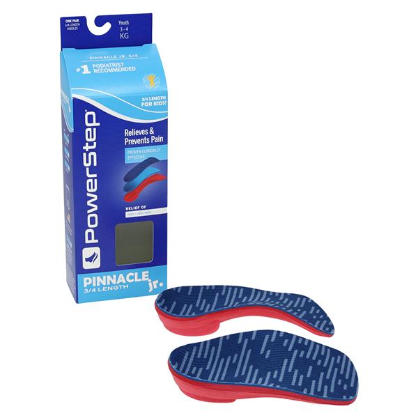 Powerstep Powerkids Insole Royal Blue/Pediatric Print Youth 3-4