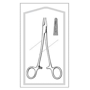 Econo Mayo-Hegar Needle Holder Serrated Jaw 5" Stainless Steel 25/Bx