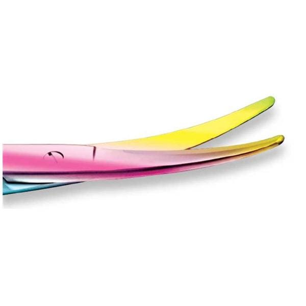 Surgical Scissors Curved 8" Titanium/TiO Coated Ea