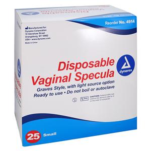 Vaginal Speculum Small Light Option 25/Bx