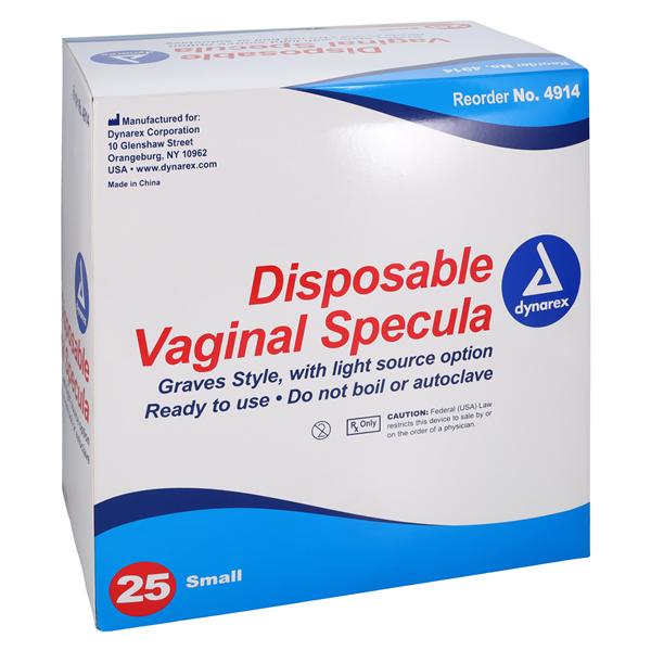 Vaginal Speculum Small Light Option 25/Bx