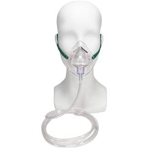 Mask Oxygen Adult Elongated 1/Ea