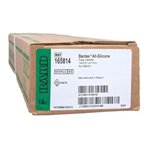 Bardex 2-Way Foley Catheter Short Round Tip Silicone 14Fr 5cc