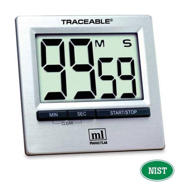Traceable Countdown Timer 99 Minutes, 59 Seconds Audible Alarm Ea