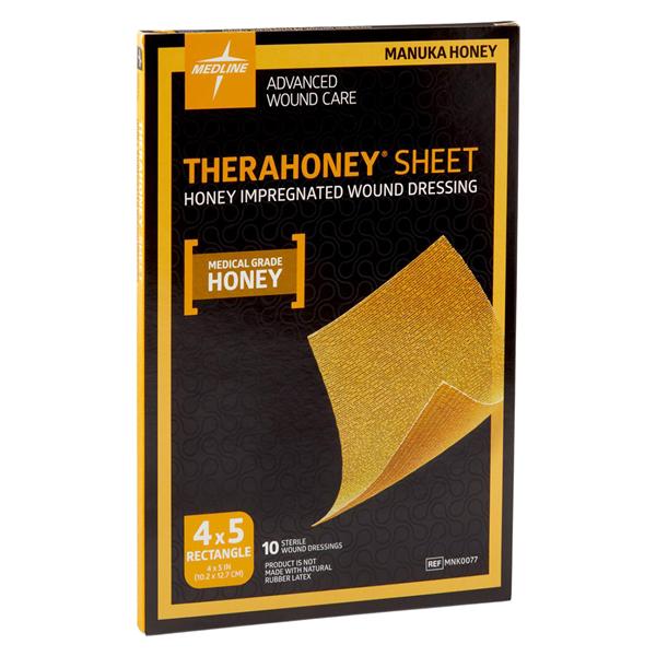 TheraHoney 100% Manuka Honey Dressing 4x5" Sterile 10/Bx