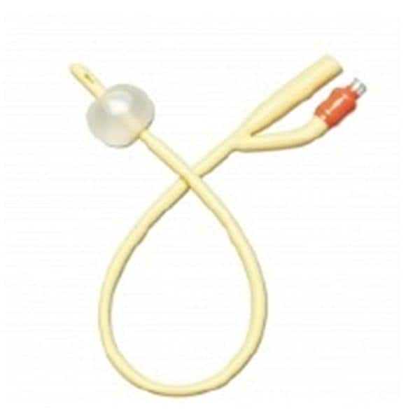 2-Way Foley Catheter Straight Tip Silicone 16Fr 5-1cc