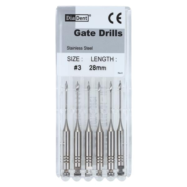 Gates Glidden Drill 28 mm Size 3 6/Pk