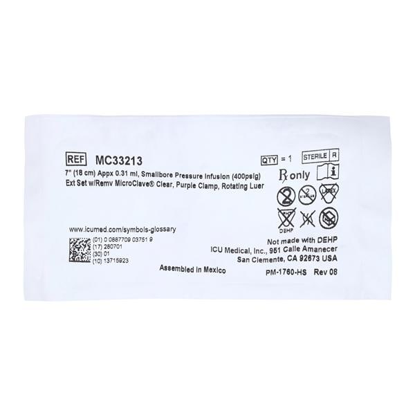 IV Extension Set 7" Rotating Adapter 50/Ca