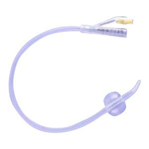 Tiemann 2-Way Foley Catheter Coude Tip 100% Silicone 12Fr 5cc
