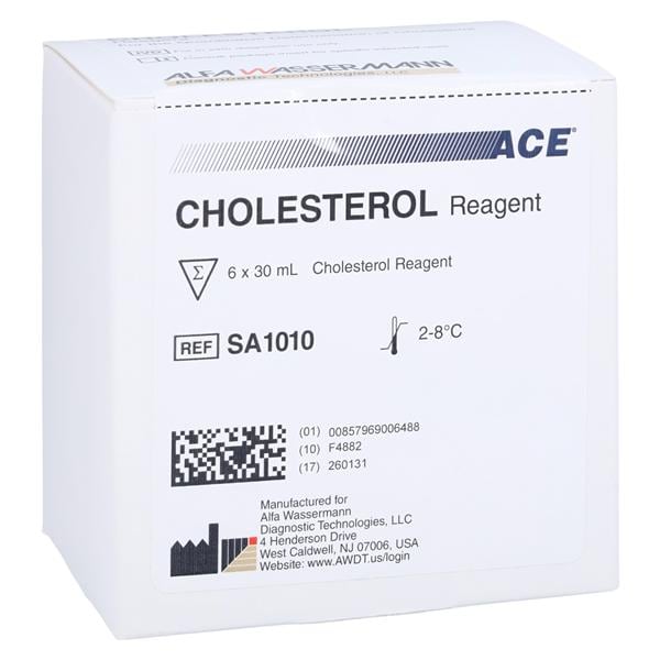 Cholesterol Reagent 6x30mL 800 Count Kit Ea