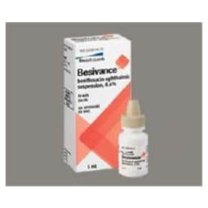 Besivance Ophthalmic Suspension 0.6% Bottle 5mL Each