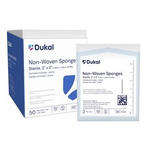 Clinisorb Rayon/Polyester Blend Gauze Sponge 2x2" 4 Ply Sterile Non-Woven LF