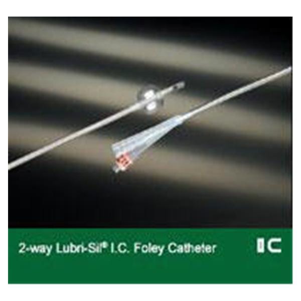 Lubri-Sil Catheter Foley 20Fr 5cc Standard Round Tip Hydrogel Coated 2-Way 12/Ca
