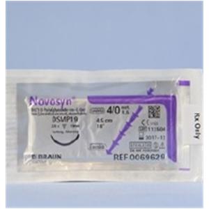 Novosyn Suture 4-0 18" Polymer Plyglycolic-Lactic Acid Braid DSMP19 Undyed 36/Bx