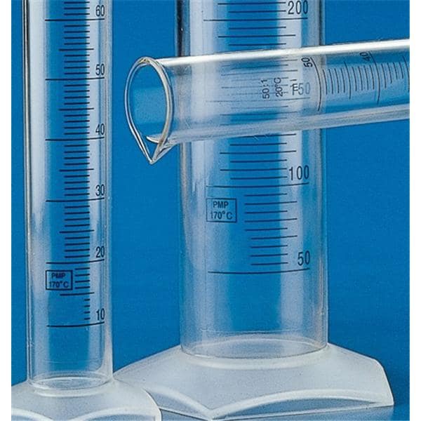Graduated Cylinder PMP Clear 100mL Ea