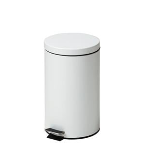 Cn Trsh SS/Enml Fnsh Sm StpOn Pdl Full-Width Hng Ld Slf-Clsng w/ 2 Biohzd Lbl Ea