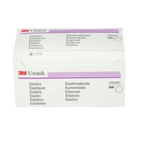 People Pack Intraoral Elastics 3/16 in Green Latex 6 oz Heavy 3000/Bx