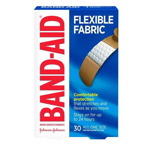 Band-Aid Adhesive Bandage Fabric 3/4x3" Tan Sterile 720/Ca
