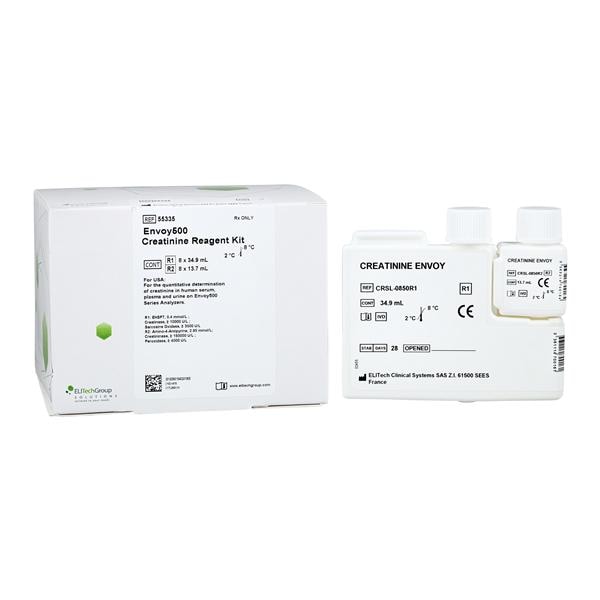 Envoy 500 Creatinine Test Kit R1:8x27.5/R2:8x9.1mL 784 Count Ea