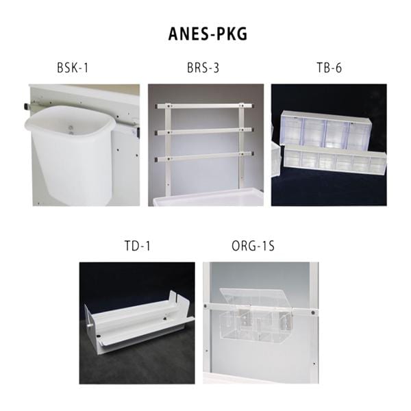 Anesthesia Accessory Package For Steel Unicart Ea