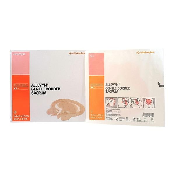 Allevyn Gentle Foam Dressing 6-5/8x6-3/4  Sacral Small Non-Adhesive