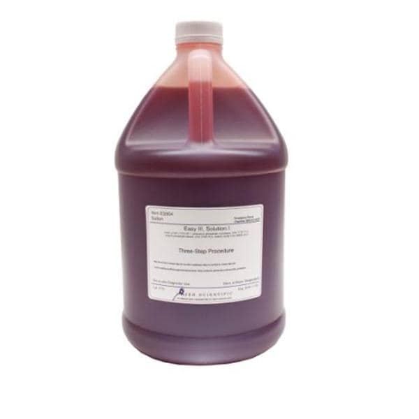 Easy III Solution I Stain Reddish orange 1gal 4/Ca