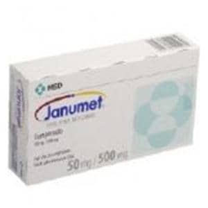 Janumet Tablets 50mg/500mg Bottle 60/Bottle Each