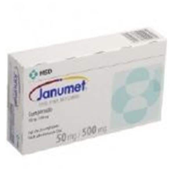 Janumet Tablets 50mg/500mg Bottle 60/Bottle Each