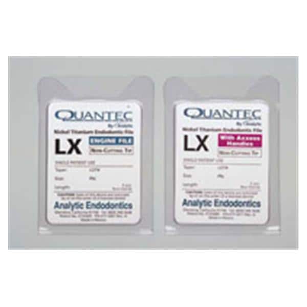 Quantec LX Axxess Rotary File 21 mm Size 60 Nickel Titanium Blue 0.02 5/Pk