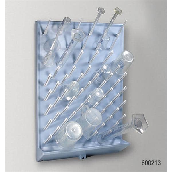 Drying Rack Wall Mount 72 Place Blue Ea