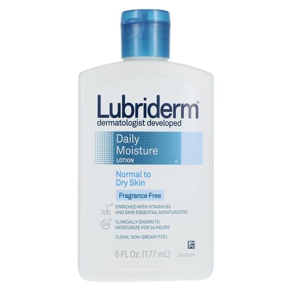 Lubriderm Daily Moisturizing Lotion 6oz Fragrance Free 6oz/Bt, 12 BT/CA