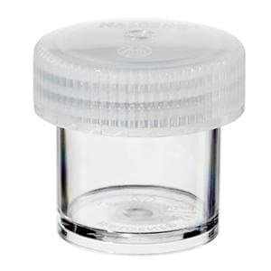 Nalgene Storage Jar Polycarbonate White/Clear 1oz