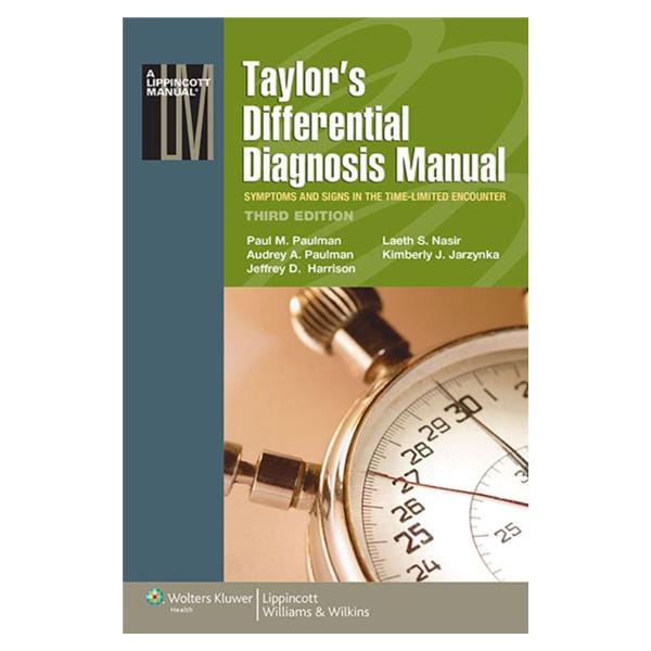 Taylor's Differential Diagnosis 3rd Edition Educational Manual Ea