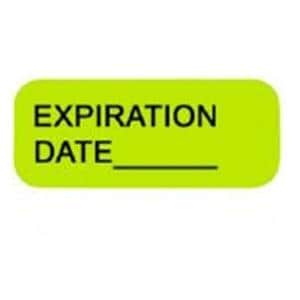Label Expiration Date 2x0.88" 500/Rl