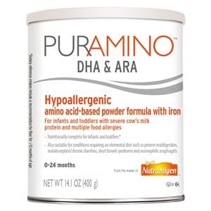 PurAmino Infant Amino Acid-Based Formula Hypoallergenic 14.1oz Can 4/Ca