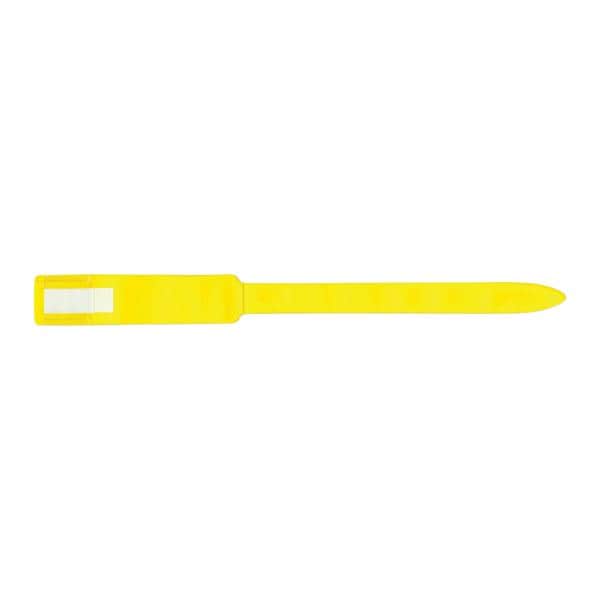 Soft-Lock Write-On Wristband Vinyl Yellow Adult / Pediatric 250/Bx
