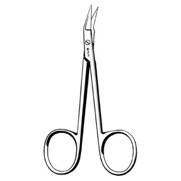 O'Brien Stitch Scissors Angled 3-3/4" Stainless Steel Non-Sterile Reusable Ea