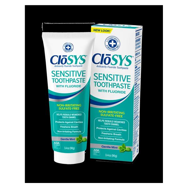 CloSYS Toothpaste 3.4 oz 0.24% NaF Ea, 24 EA/CA