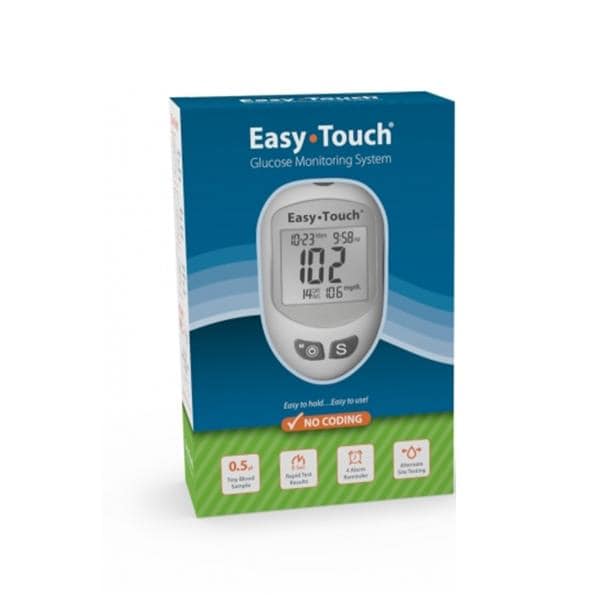 EasyTouch Blood Glucose Monitoring System CLIA Certified 6/Ca