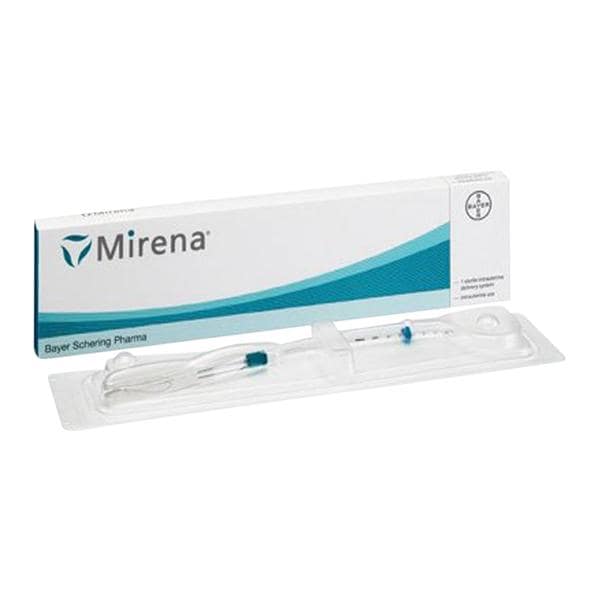 Mirena Intrauterine System 52mg Carton Each