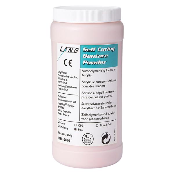 Lang 0830CLR Acrylic Denture Resin - Henry Schein Zahn