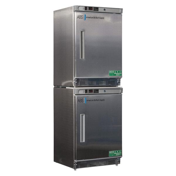 Premier Laboratory Refrigerator/Freezer 4.5 Cu Ft/4.2 Cu Ft 2 Solid Doors Ea