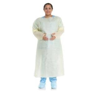 Isolation Gown AAMI Level 2 SMS X-Large Yellow 100/Ca