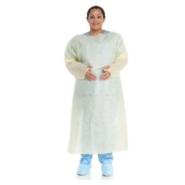 Isolation Gown AAMI Level 2 SMS X-Large Yellow 100/Ca