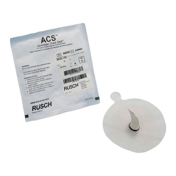 Asherman Cotton Chest Seal Combat Pack 9-14cm Large Adhesive