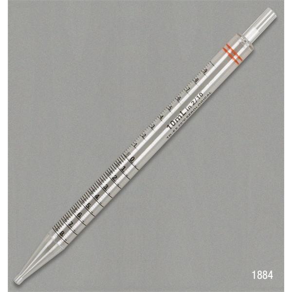 Serological Pipette Polystyrene 10mL Orange Band Sterile 200/Ca