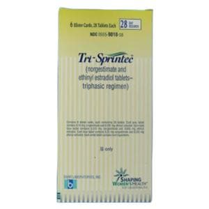 Tri-Sprintec Norgestimate and Ethinyl Estradiol Tablets Triphasic Blister Pack