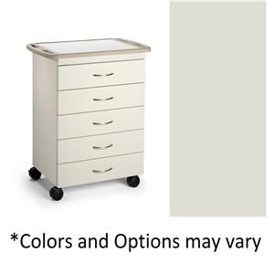 Treatment Cabinet 18" Mobile/4" Lock Caster (5) 4" Drawer