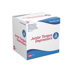 Tongue Depressor 5.5 in Wood Non Sterile Pediatric 5000/Ca
