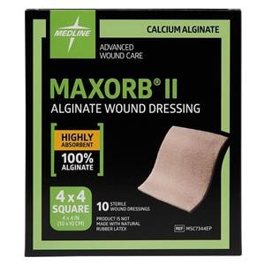 Maxorb II Alginate Wound Dressing 4x4" Not Made With Natural Rubber Latex